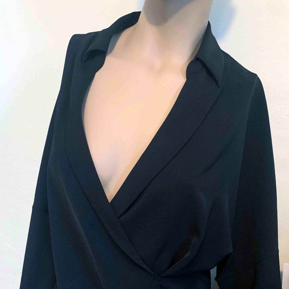 Express Women's Collared Bodysuit Size SM